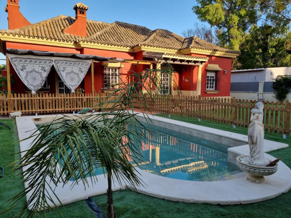 Vacaciones De Lujo.Chalet Piscina Y Playa.El Puerto El Puerto de Santa María Dış mekan fotoğraf