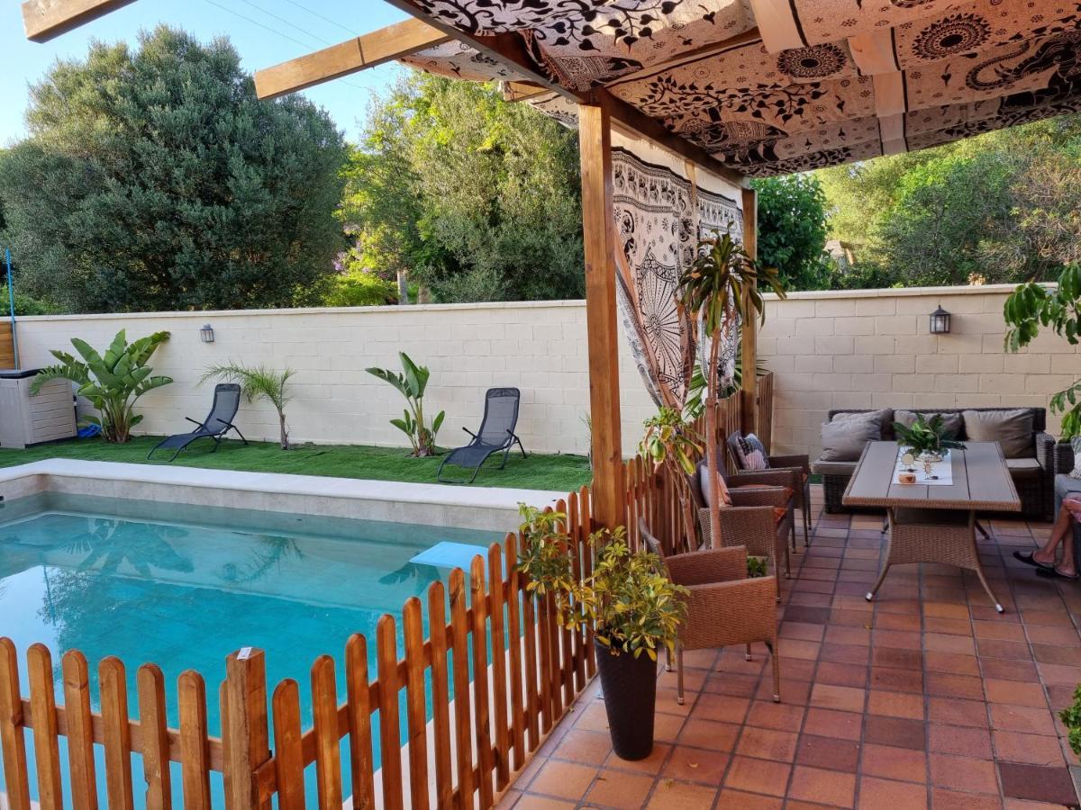 Vacaciones De Lujo.Chalet Piscina Y Playa.El Puerto El Puerto de Santa María Dış mekan fotoğraf